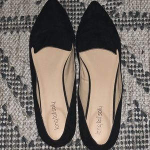 Black Suede Flat